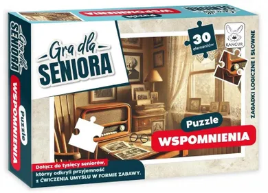 Kangur, Gra dla Seniora, Wspomnienia, puzzle, 30 elementów