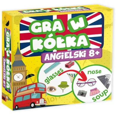 Kangur, Gra w Kółka, Angielski, gra edukacyjna