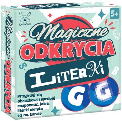 Kangur, Magiczne Odkrycia, Literki, gra edukacyjna