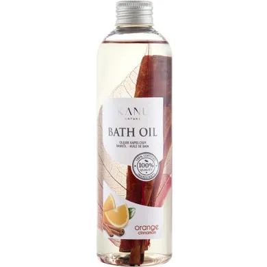 Kanu Nature, Bath Oil, olejek do kąpieli, Pomarańcza i Cynamon, 250 ml
