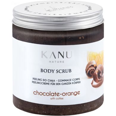 Kanu Nature, Body, scrub, peeling do ciała, Czekolada i Pomarańcza, 350g