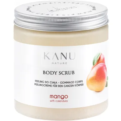 Kanu Nature, Body, scrub, peeling do ciała, Mango z Nagietkiem, 350g