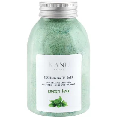 Kanu Nature, Fizzing Bath Salt, sól musująca do kąpieli, Zielona Herbata, 250g
