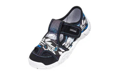 Kapcie chłopięce, czarne, Adaś, Vi-GGa-Mi