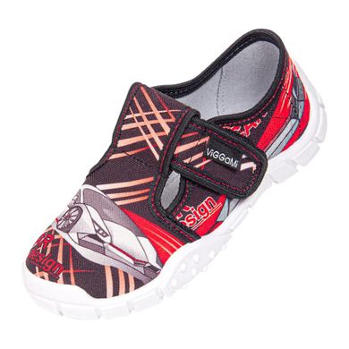 Kapcie chłopięce, czarne, Marek, Vi-GGa-Mi