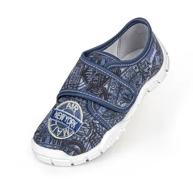 Kapcie chłopięce, denim, Vi-GGa-Mi