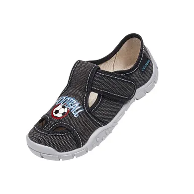 Kapcie chłopięce, grafitowe, Vi-GGa-Mi