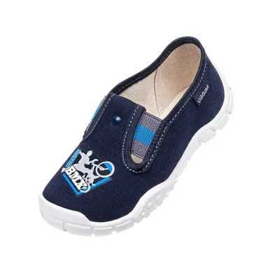 Kapcie chłopięce, granatowe, Vi-GGa-Mi