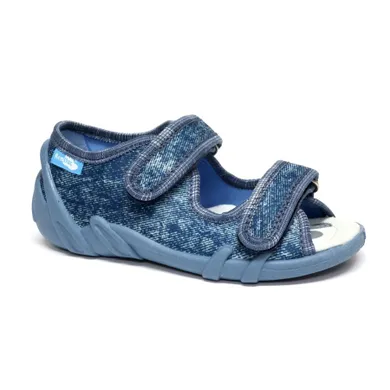 Kapcie chłopięce, niebieskie, RenBut