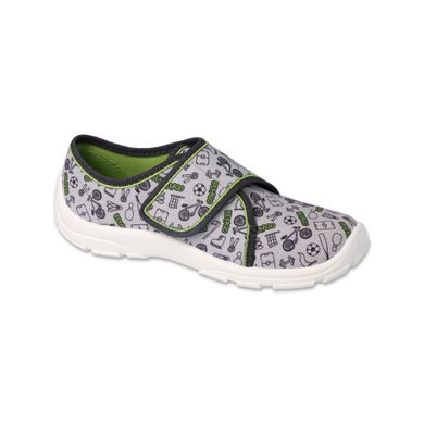 Kapcie chłopięce, szare, Befado