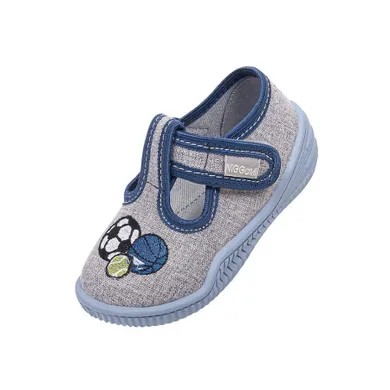 Kapcie chłopięce, szare, Vi-GGa-Mi