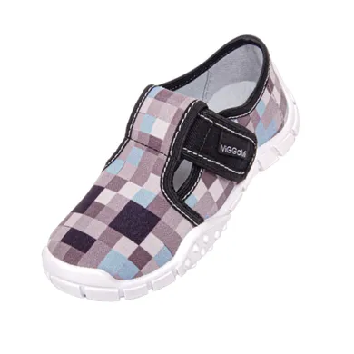 Kapcie chłopięce, szare, Vi-GGa-Mi