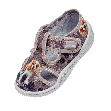Kapcie chłopięce, szare, Vi-GGa-Mi