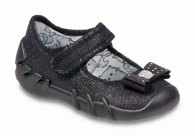 Kapcie dziewczęce, czarne, Befado