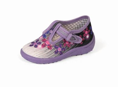 Kapcie dziewczęce, fioletowe, Nazo
