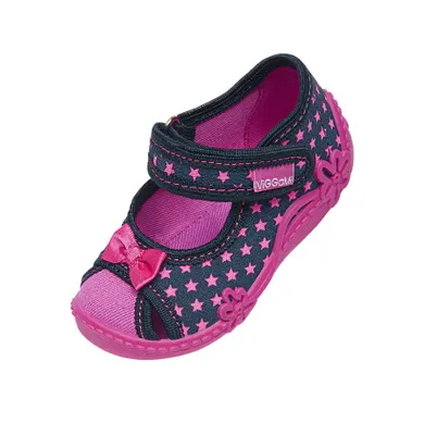 Kapcie dziewczęce, granatowe, Blanka, Vi-Gga-Mi