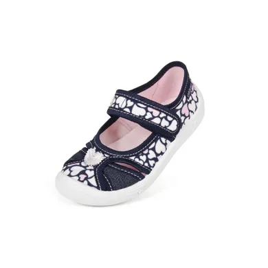 Kapcie dziewczęce, granatowe, Vi-GGa-Mi