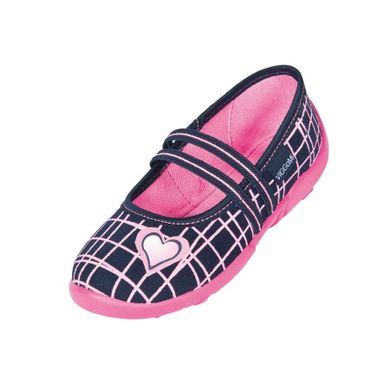 Kapcie dziewczęce, granatowe, Vi-GGa-Mi