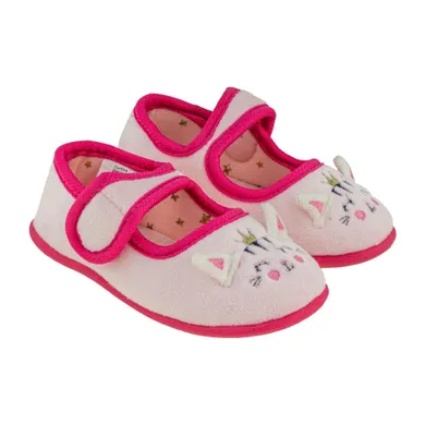 Kapcie dziewczęce, różowe, BBS Shoes