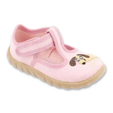 Kapcie dziewczęce, różowe, Befado