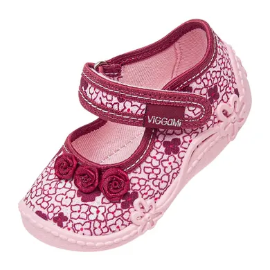 Kapcie dziewczęce, różowe, Vanessa, Vi-GGa-Mi
