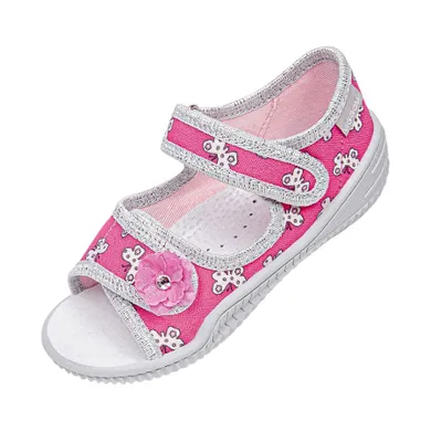 Kapcie dziewczęce, różowe, Vi-GGa-Mi