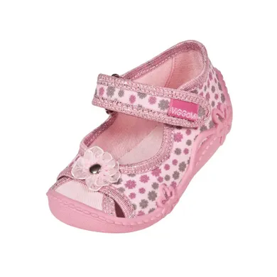 Kapcie dziewczęce, różowe, Zulka, Vi-Gga-Mi