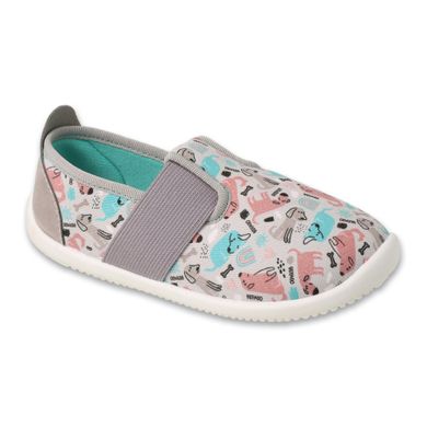 Kapcie dziewczęce, szare, Befado