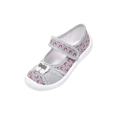 Kapcie dziewczęce, szare, Vi-GGa-Mi