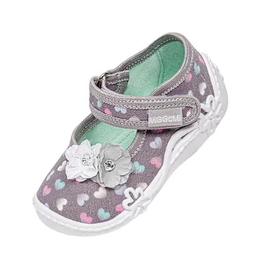 Kapcie dziewczęce, szare, Vi-GGa-Mi