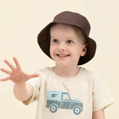 Kapelusz chłopięcy, brązowy, Pinokio