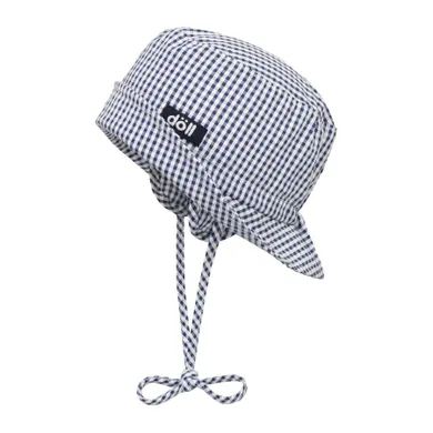 Kapelusz chłopięcy, wiązany, granatowy, Döll