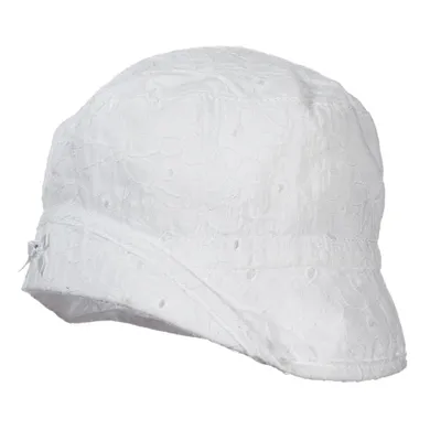 Kapelusz dziewczęcy, biały, Döll