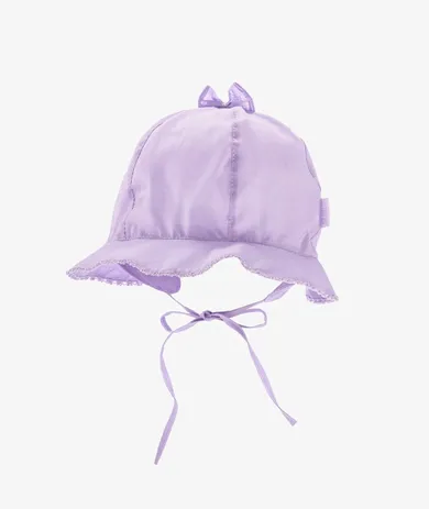 Kapelusz dziewczęcy, wiązany, fioletowy, Iltom