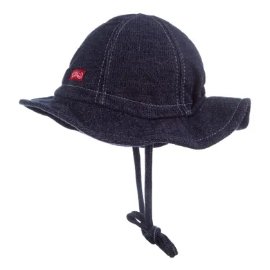 Kapelusz dziewczęcy, wiązany, niebieski, Döll