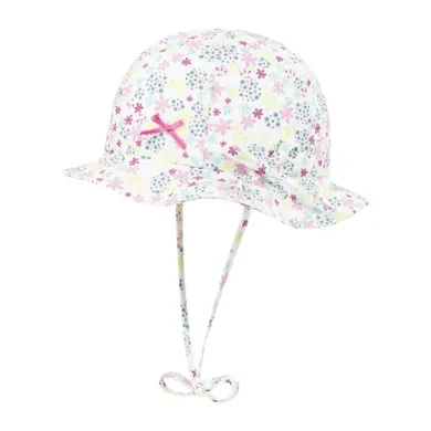 Kapelusz dziewczęcy, wiązany, różowy, Döll