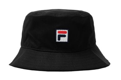 Kapelusz męski, czarny, Fila Bucket Hat F-Box Logo