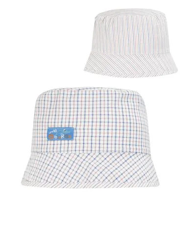 Kapelusz niemowlęcy, biały, dwustronny, Döll