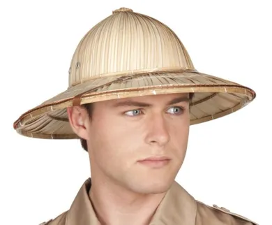 Kapelusz słomkowy, safari, turysta