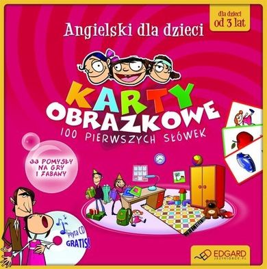 Kapitan Nauka. 100 pierwszych słówek. Karty obrazkowe