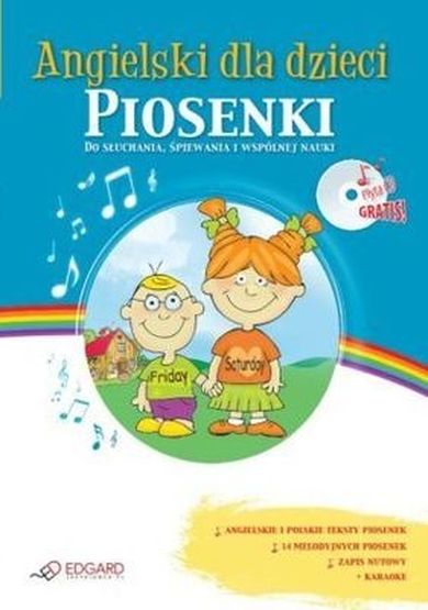 Kapitan Nauka. Angielski dla dzieci. Piosenki + CD