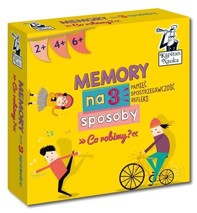 Kapitan Nauka. Co robimy? Memory na 3 sposoby. Gra pamięciowa