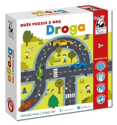 Kapitan Nauka. duże puzzle z grą Droga