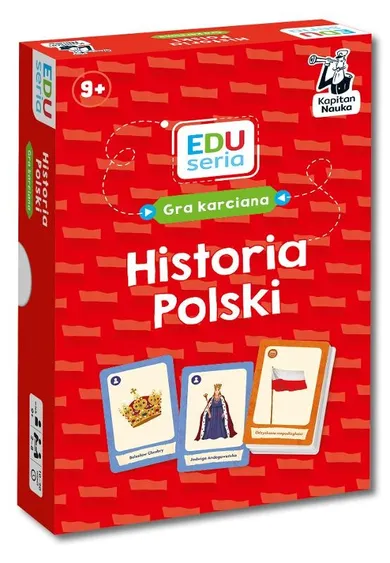 Kapitan Nauka. EDUseria. Historia Polski, edukacyjna gra karciana