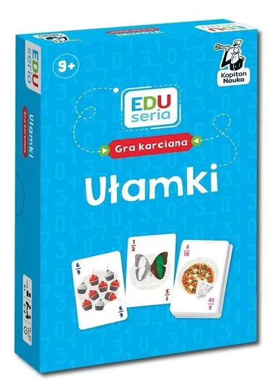 Kapitan Nauka. EDUseria. Ułamki. Gra karciana