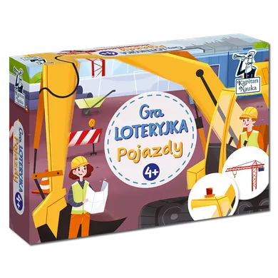 Kapitan Nauka. Loteryjka Pojazdy, gra edukacyjna
