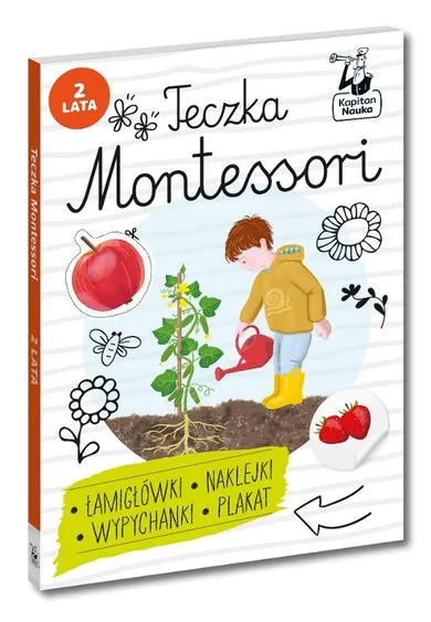 Kapitan Nauka. Montessori. Teczka Montessori. 2 lata