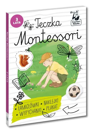 Kapitan Nauka. Montessori. Teczka Montessori. 3 lata