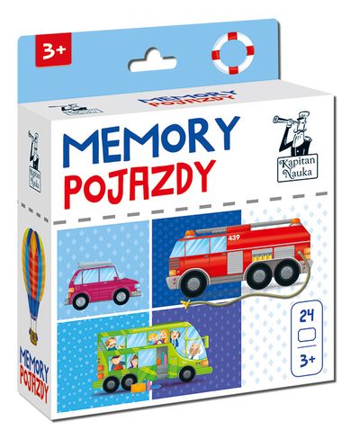 Kapitan Nauka. Pojazdy. Memory