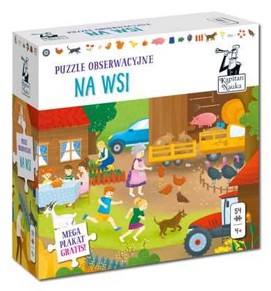 Kapitan Nauka. Puzzle obserwacyjne. Na wsi